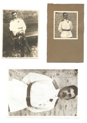 ARCHIVES D’ANDRE&Iuml; BALASHOV (1899-1969)OBJETS AYANT APPARTENUS &Agrave; ANDRE&Iuml; BALASHOV :• Fragments de 