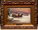 STEINACKER-VIORSKY Alfred (1838-1914)
Paire de tableaux
Rencontre avec des loups en forêt
Huile Изображение - 2