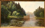 EGORNOV Alexandre (1858-1902/03)
Paysage d’été
Huile sur toile
Signé en bas à droite
51 x 83 cm Изображение - 1