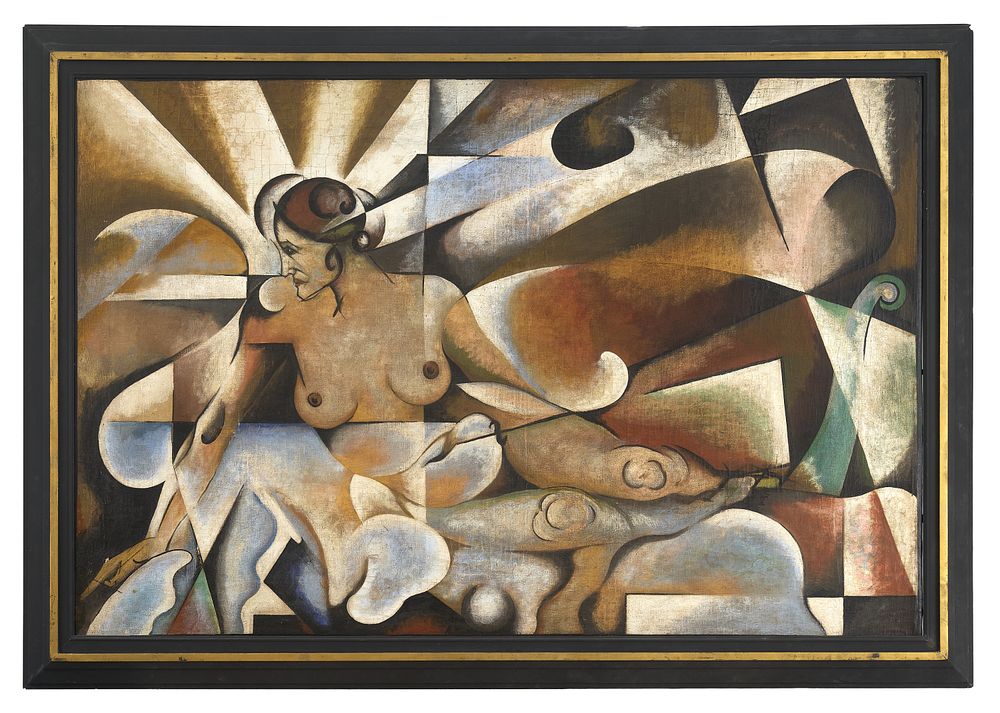 BARANOV-ROSSINE Vladimir (1888-1944)
Nue
Huile sur toile
101 x 153,5 cm
Provenance : atelier de 