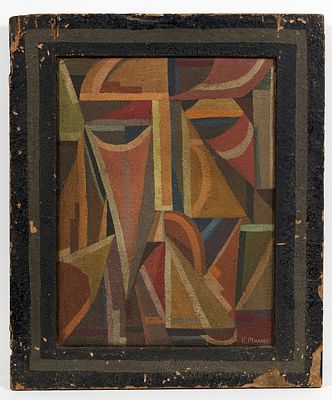 MILLER Kirill (1959)
T&ecirc;te m&eacute;taphysique, 1980
Huile sur bois
Sign&eacute; en bas &agrave; droite
62 x 52 cm 