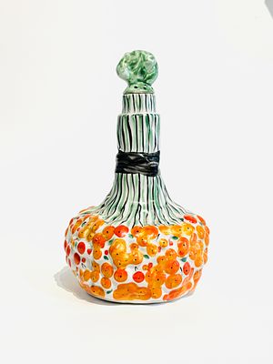 SCEKATICHINA-POTOCKAJA Alexandra (1892-1967)
Carafe &laquo; Sorbier &raquo;
Manufacture de porcelaine de 