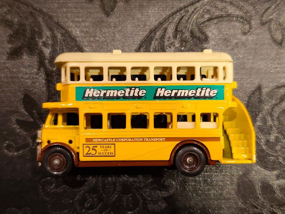 AEC Regent Double Decker Bus (1932) by LLEDO. HERMETITE Promotional Model