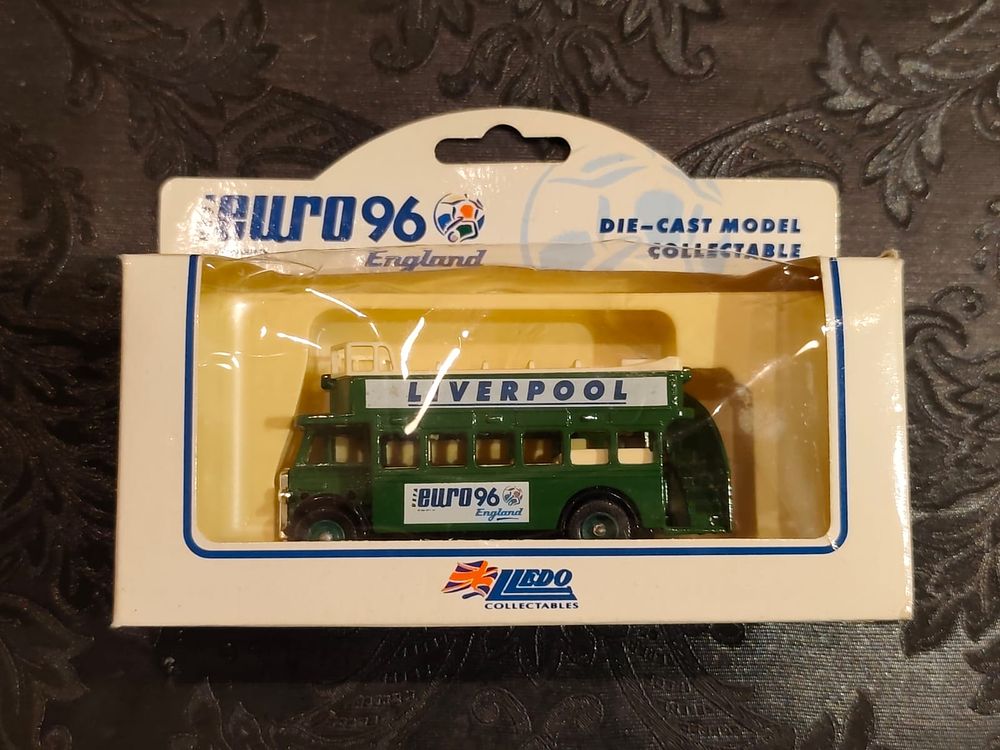 AEC Regal Double Decker Open Top Bus (1932) by LLEDO. UEFA EURO' 96 Promotional Model