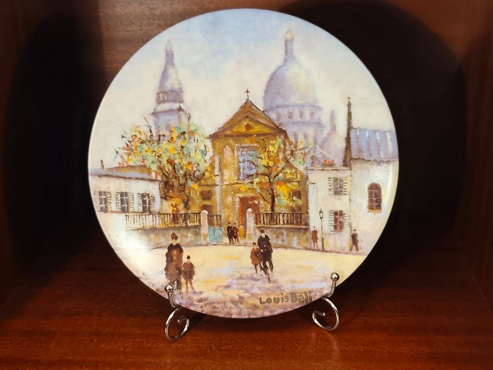 Vintage D'Arceau-Limoges decorative plate (France). Limited Edition BJ 361 (1981)