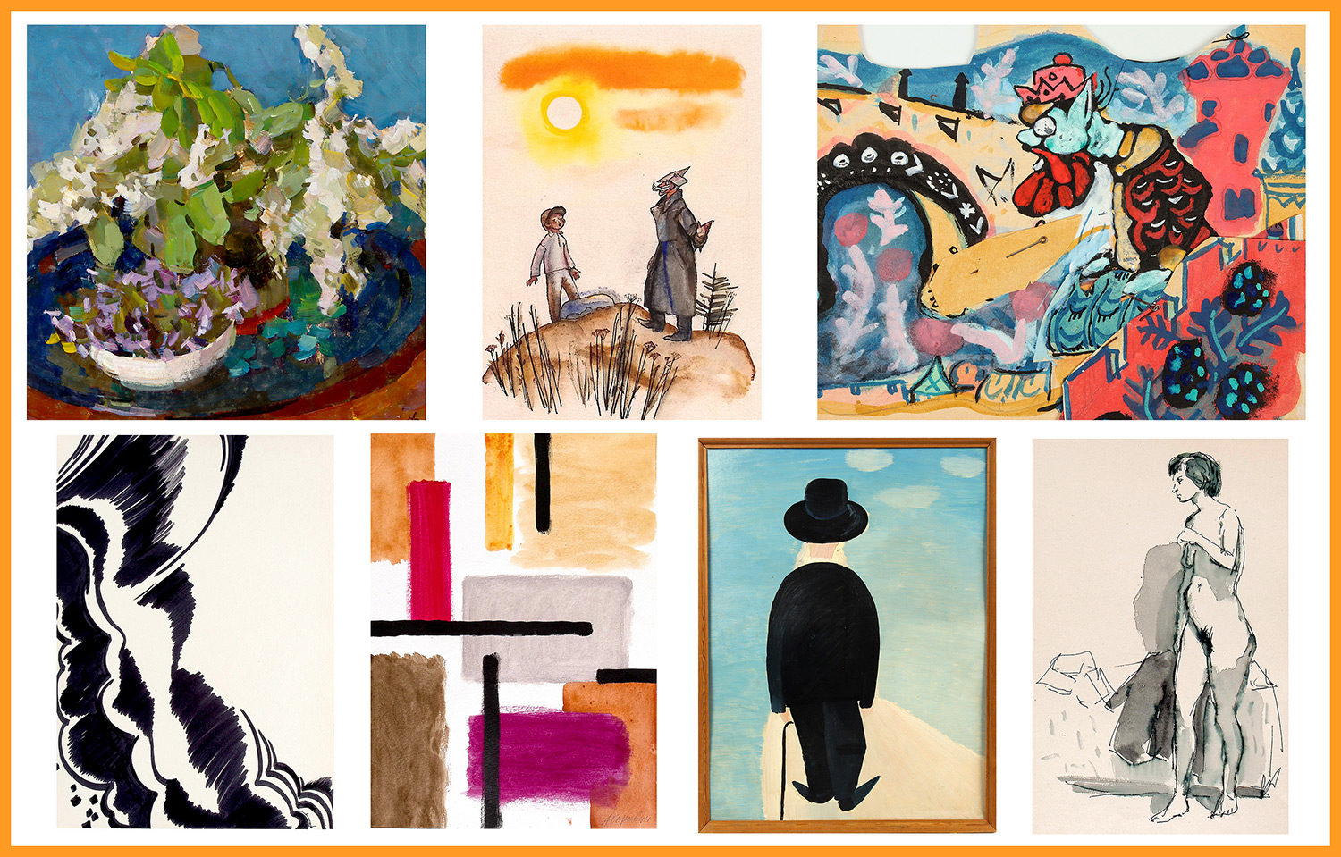 Центральный | Аукцион 29-2 | Сессия 2. Книжная, станковая графика и живопись. А. Бенуа, А. и Ю. Коровины, Т. Маврина, К. Медведева, М. Митурич, А. Софронова, Н. Тархов, Г.А.В. Траугот, Ф. Федоровский, Р. Хамдамов и другие.