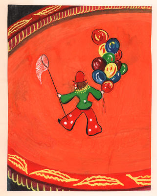 Дувидов В.А. Оригинал задней стороны обложки к книге Ю. Куклачева "Мои друзья - кошки". М. - 