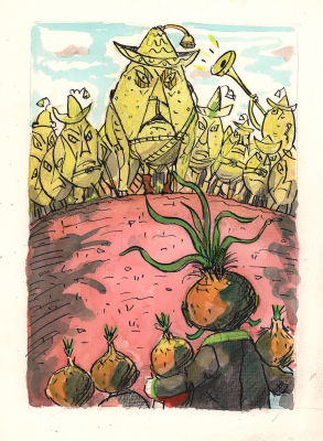 Каневский В.А. Что скажет принц, когда почувствует этот запах бедности? Оригинал иллюстрации к 