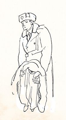 Горяев В.Н. Оригинал иллюстрации к повести-сказке С. Прокофьевой "Зеленая пилюля" , 1975 г. 