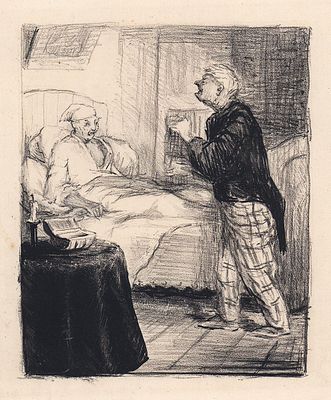 Коровина (Замышляева) А.П. Пробуждение. Книжная иллюстрация. 1937 г. Бумага, автолитография. 