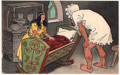 Ведерников Е.А. Конечно она маловата, но ты подожми ноги. Оригинал иллюстрации к кадру из 