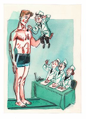 Скобелев М.А. Все, от зрения до слуха, Мы исследуем у вас: Хорошо ли слышит ухо, Далеко ли 