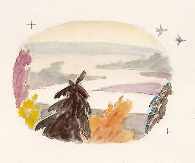 Коровин Ю.Д. Концовка к книге "Морозко; Терешечка; Сестрица Аленушка и братец Иванушка; 