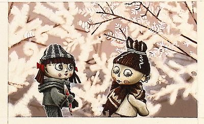 [Анимация]. Гвоздева О. - художник постановщик, режиссер В. Курчевский. Зимой. Эскиз кадра для 