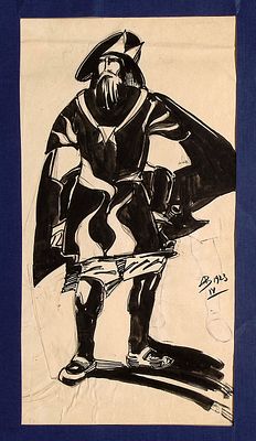 Баснина-Верхоланцева А.Н. Мужской костюм к театральной постановке по трагедии В. Шекспира 