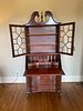 Maddox Chippendale Style Governor Winthrop Mahogany Secretary Desk Bookcase, Mid-20th Century. 33 Image - 7