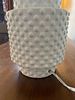 A Contemporary White Ceramic Hobnail Table Lamp. 20 x 20 x 10 A contemporary table lamp Image - 5