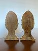 A Pair of Melannco Pineapple Bookends. 4 x 8 
A pair of Melannco pineapple-form bookends, each Image - 4