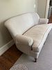 A George Smith Roll Arm Loveseat, 68 x 37 x 31. A George Smith Roll Arm Loveseat, upholstered in Image - 9