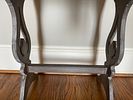 A French Country Style Distressed Grey Side Table. 20 x 24 x 11 
A small, rectangular wooden Image - 5