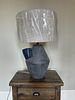 A Safavieh Contemporary Table Lamp, Model TBL4367A, May 2024. A contemporary Safavieh table lamp Image - 1