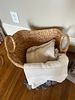 A Collection of Contemporary Home Accessories, including a Woven Basket, Turkish-Style Throw Image - 4