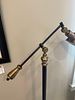 A Two-Tone Industrial Style Articulated Floor Lamp. 56 tall A two-tone metal floor lamp Image - 3