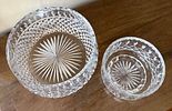 A Pair of Brilliant-Cut Crystal Bowls. A pair of clear, colorless cut crystal bowls of differing Image - 2