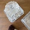 A Three-Piece Late 19th to Early 20th Century Cut Glass Vanity Set. This lot comprises two Image - 2