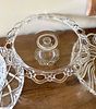 A Group of Three Pressed Glass Servingware Items, including Fostoria 'American Clear' Cake Image - 1