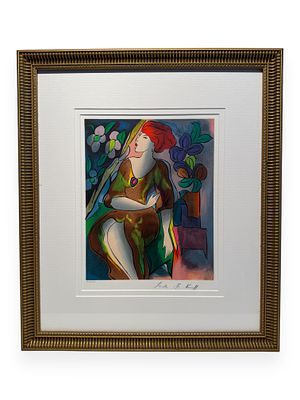 Linda Le Kinff (French, b. 1949) Serigraph, Limited Edition 91/350. A limited edition serigraph 