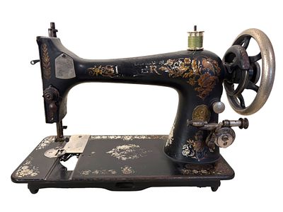 Antique Singer Sewing Machine. Model H1304459 - Works!