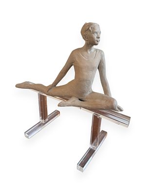 Vintage 1979 Austin Productions Gymnast Sculpture. A Vintage 1979 Austin Productions Gymnast 