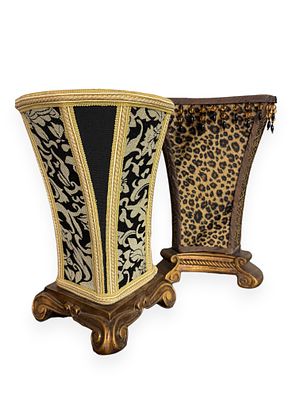 A Pair of Louis XV Style Decorative Electric Accent Lamps. A pair of decorative electric accent 