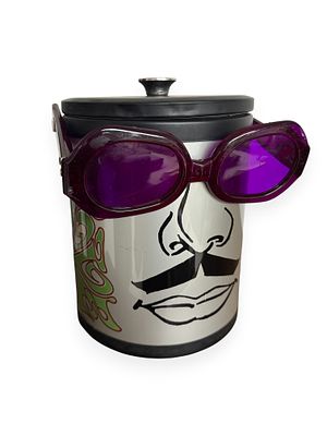 A Peter Max Psychedelic Pop Art Ice Bucket, circa 1960s-1970s. A Peter Max Ice Bucket, dating 