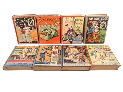 Baum, L. Frank, et al. A Collection of Oz Series Books. Reilly & Lee, c. 1920-1941. A 