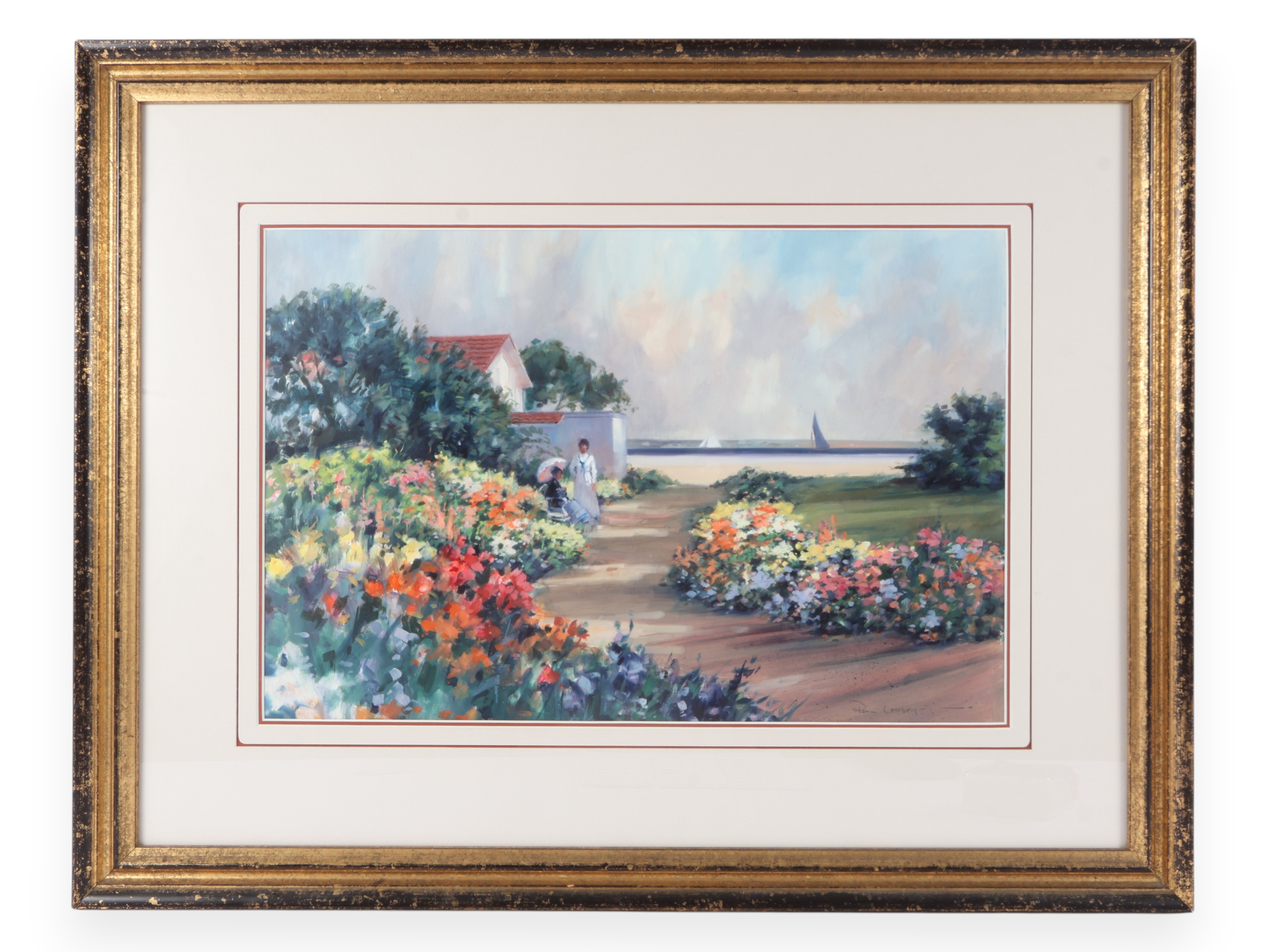 Paul Landry (Canadian-American, 1931-2018) 'Summer Garden' (Signed)