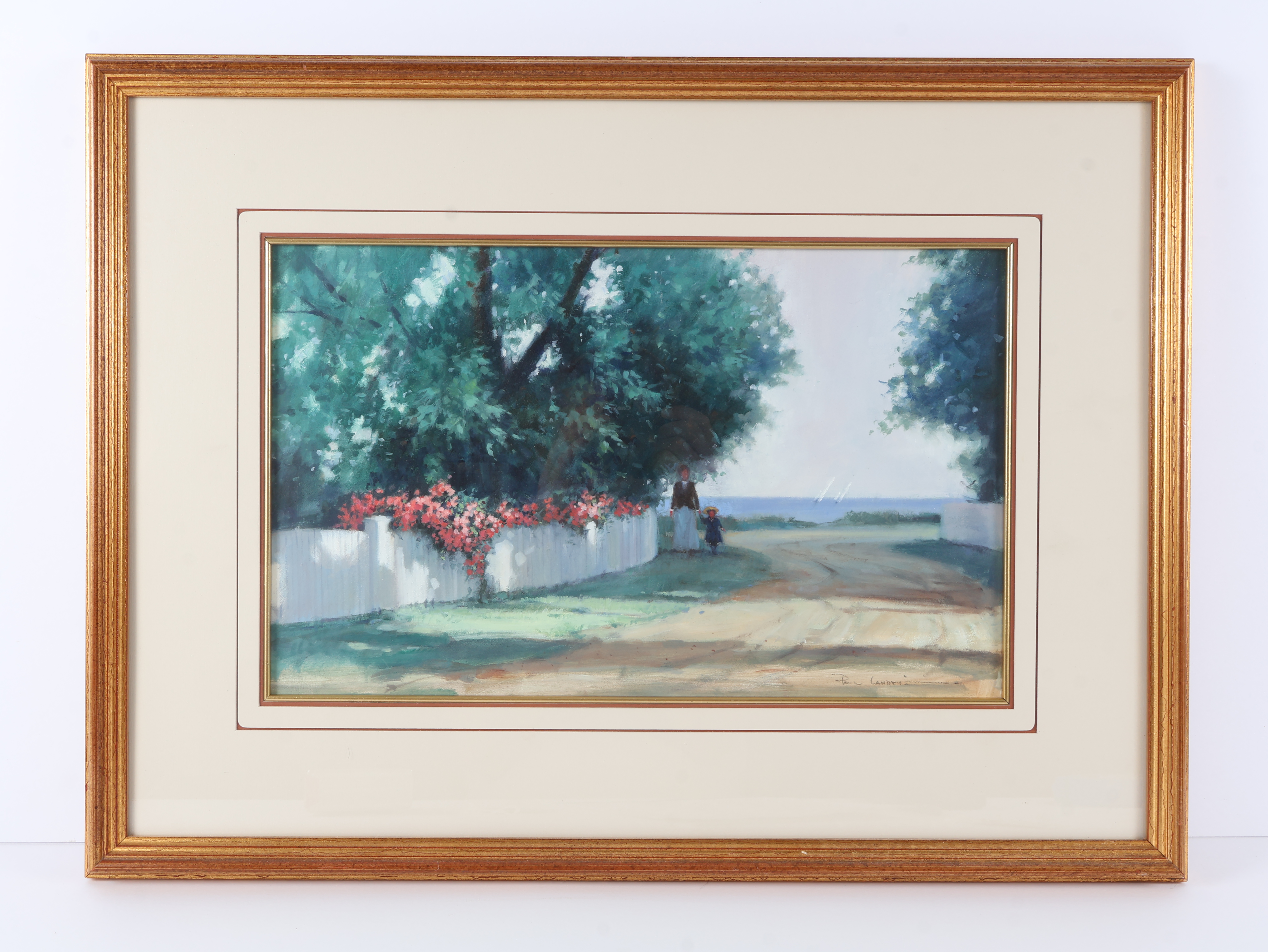 Paul Landry (Canadian/American, 1931-2018) 'Rose Fence' (Signed)