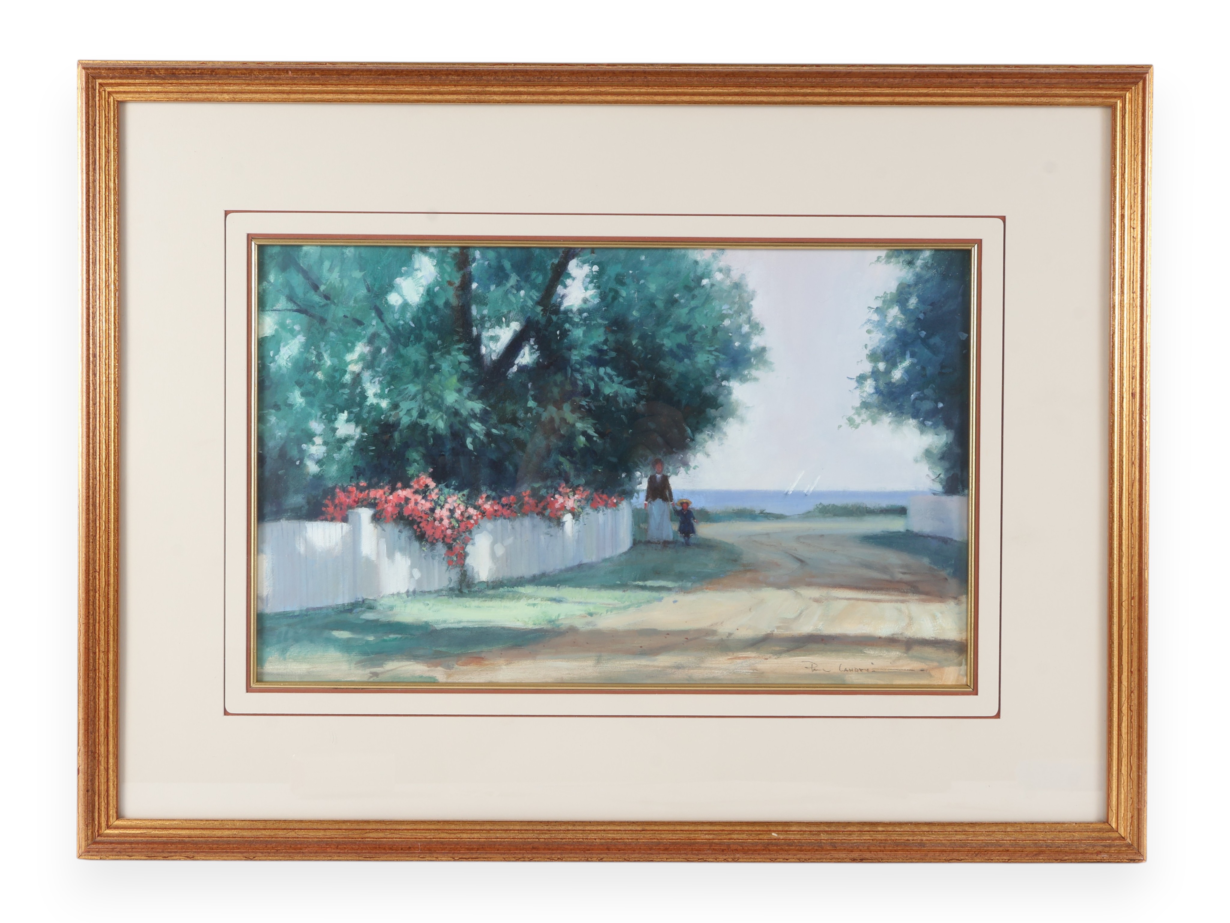Paul Landry (Canadian/American, 1931-2018) 'Rose Fence' (Signed)