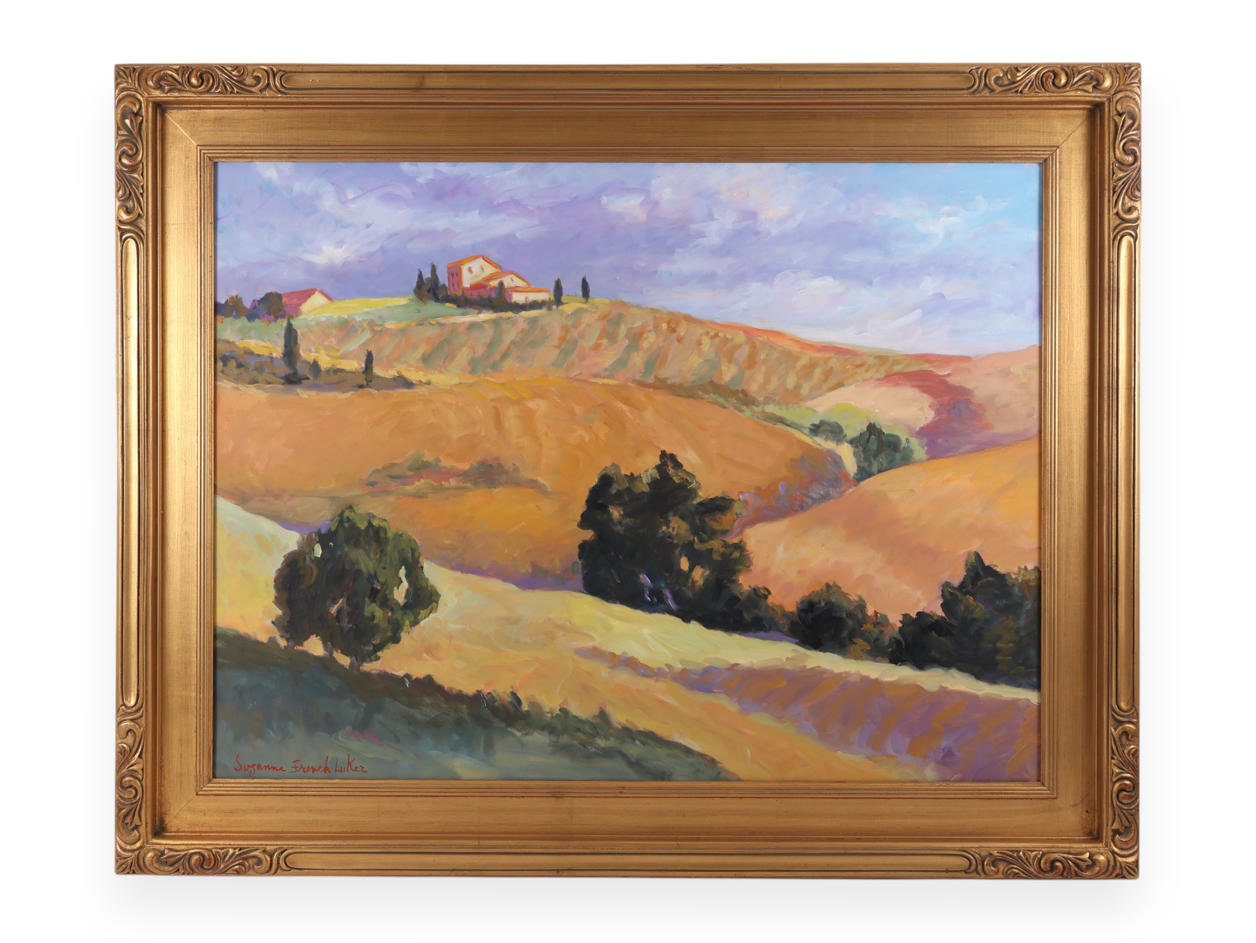 Suzanne French Luker, 'Burnt Browns of Tuscany' (Signed)