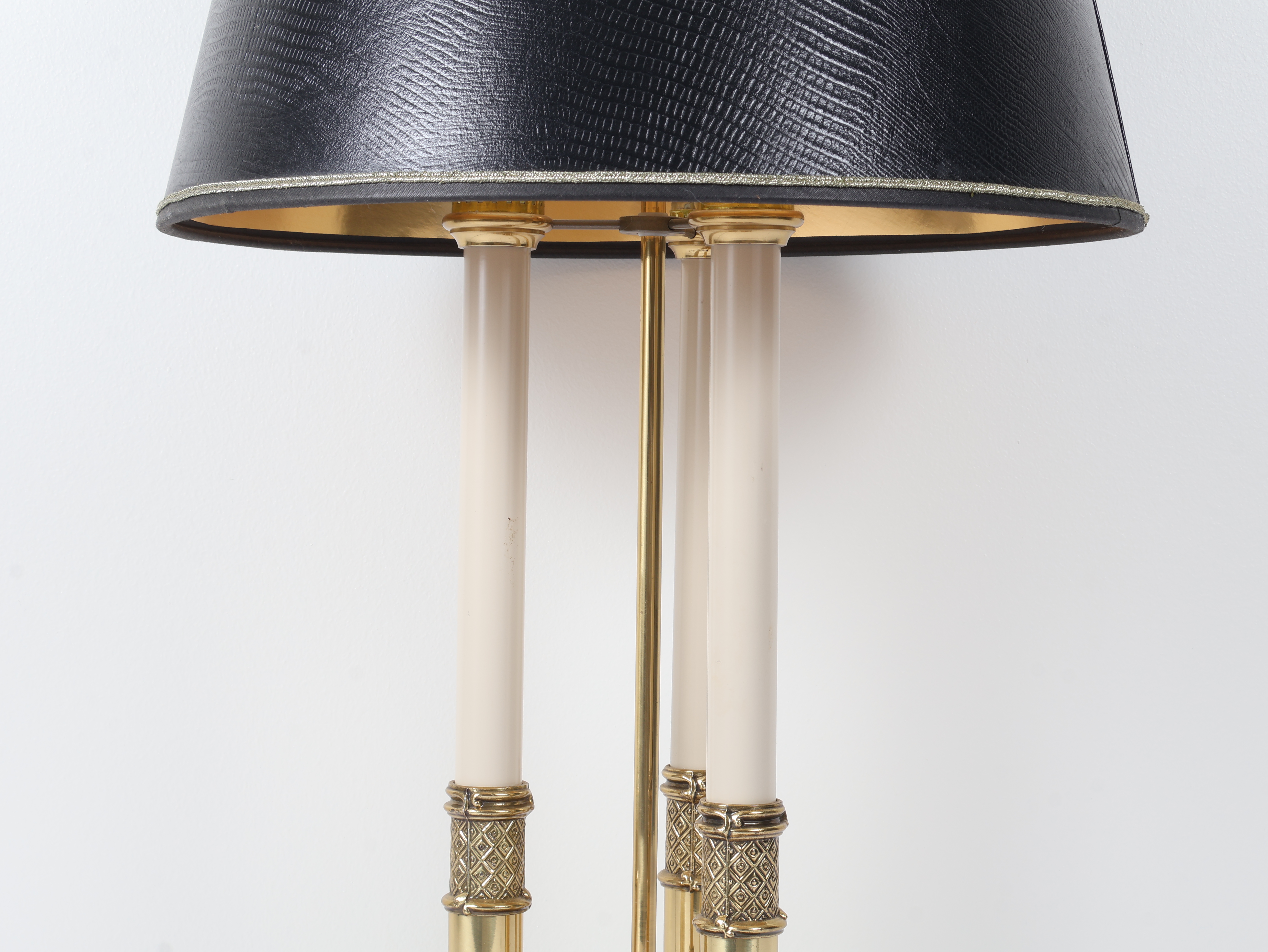 Stiffel Model 7145 Three-Light Brass Table Lamp