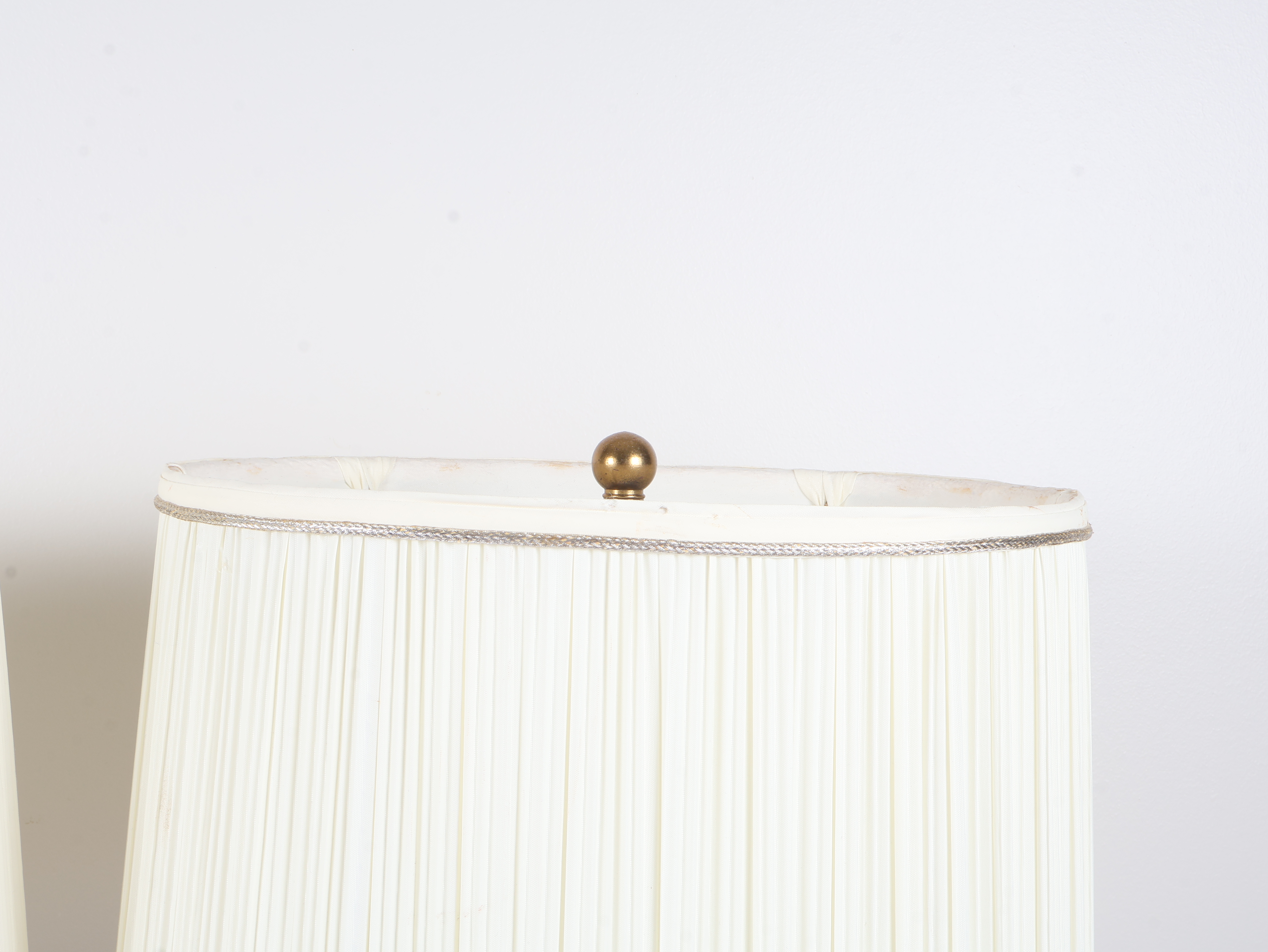 A Pair of White Glazed Porcelain Bird-Form Table Lamps