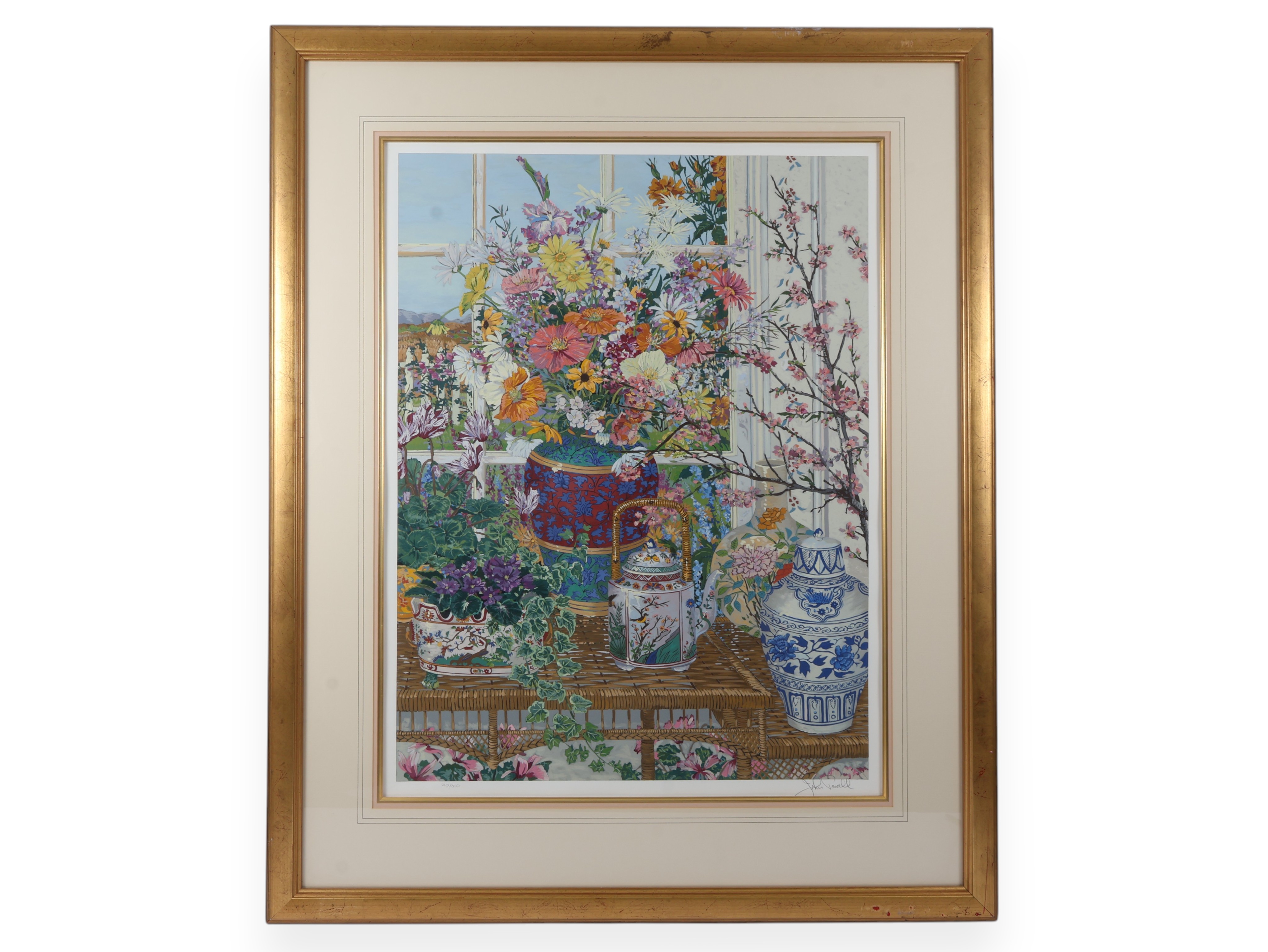 John Powell (American, b. 1930) 'Cherry Blossoms' (Signed)