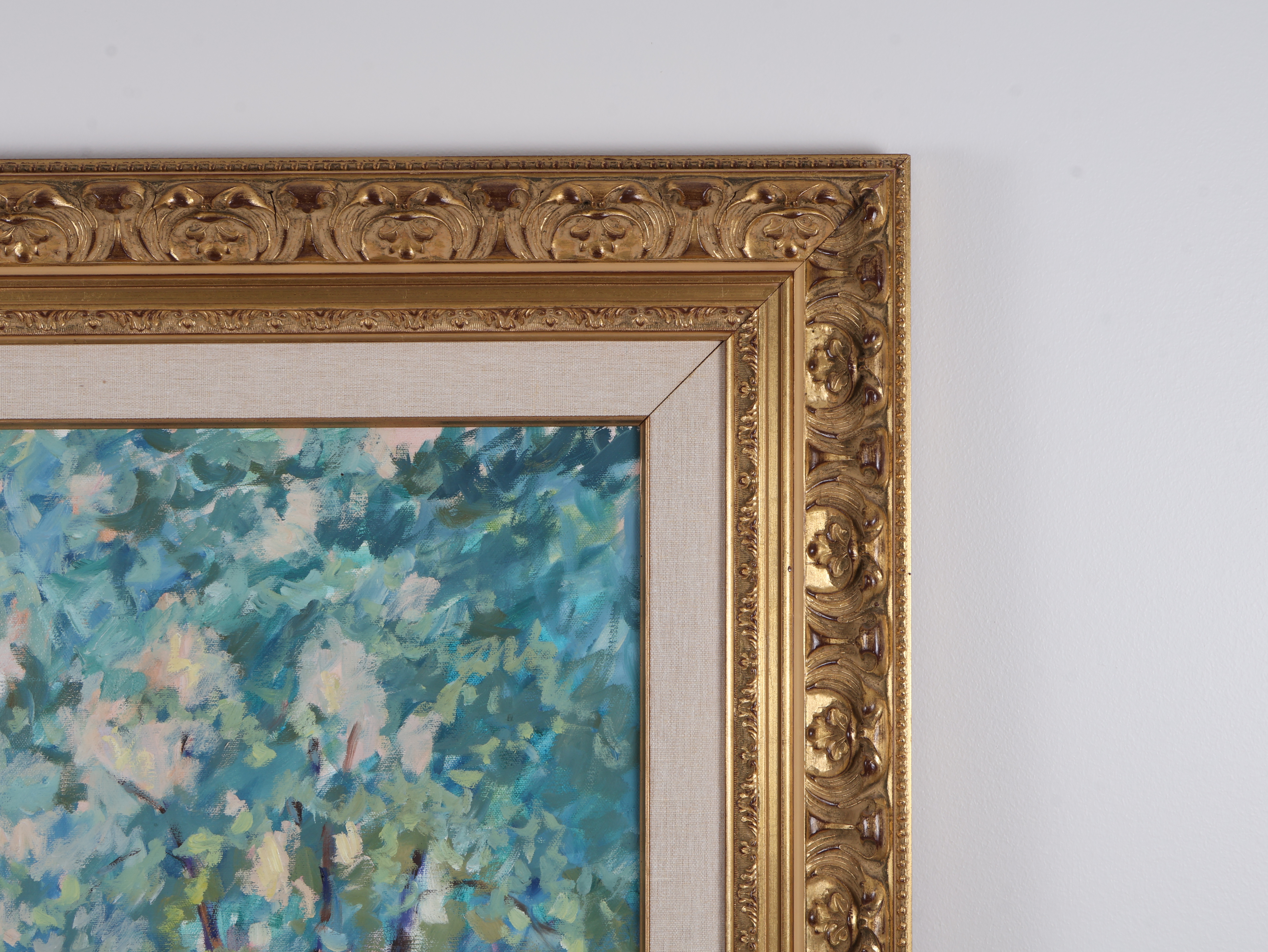 Suzanne French Luker (American, 20th Century) 'Adeline's Garden III' (Signed)