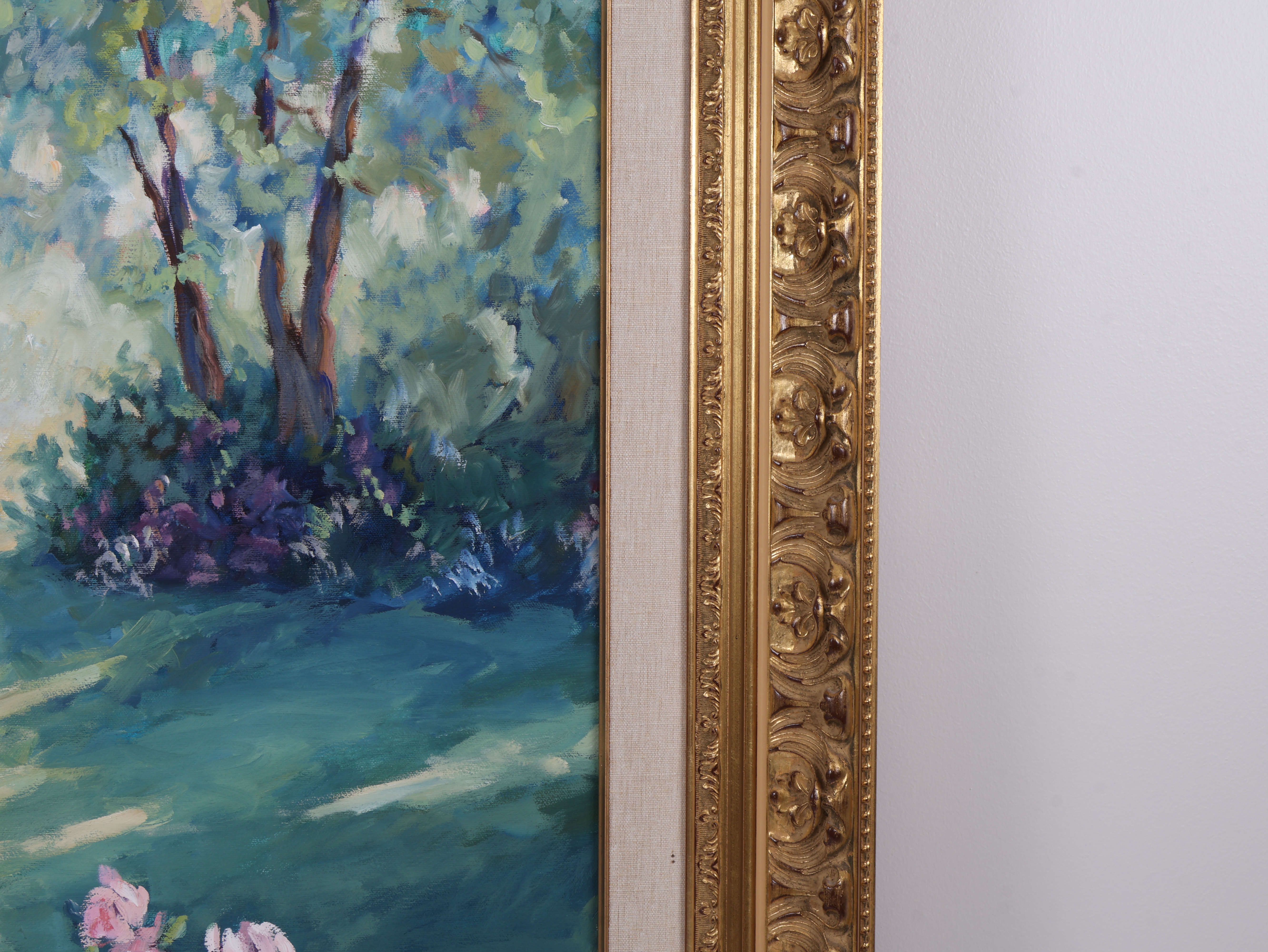 Suzanne French Luker (American, 20th Century) 'Adeline's Garden III' (Signed)