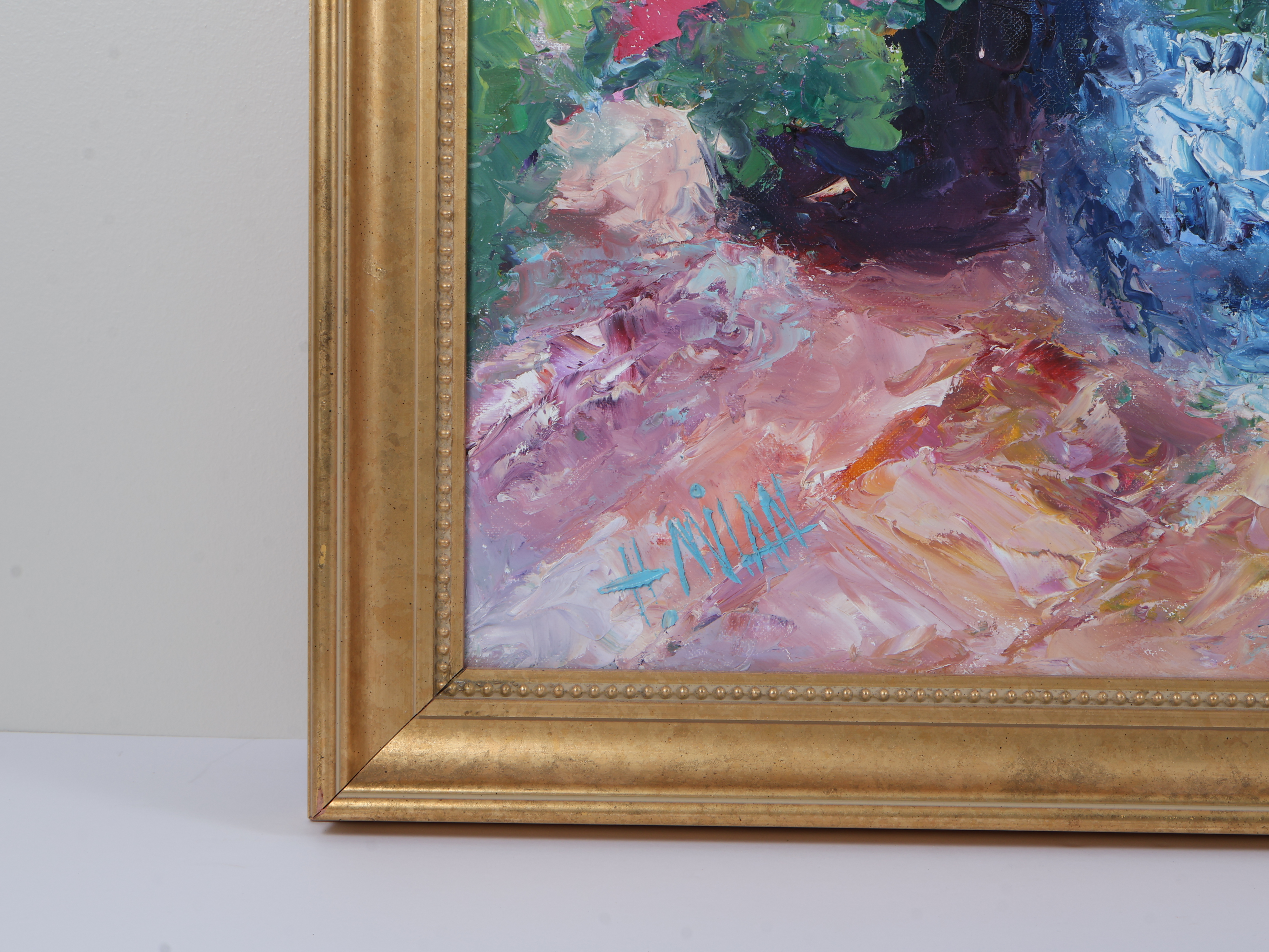 Henrietta Milan, An Artists Invitation, Oil on Canvas (Signed)