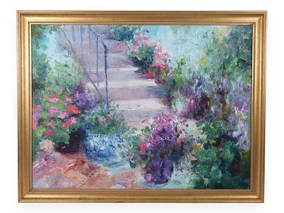Henrietta Milan - Henrietta Milan, An Artists Invitation, Oil on Canvas (Signed). Originally 