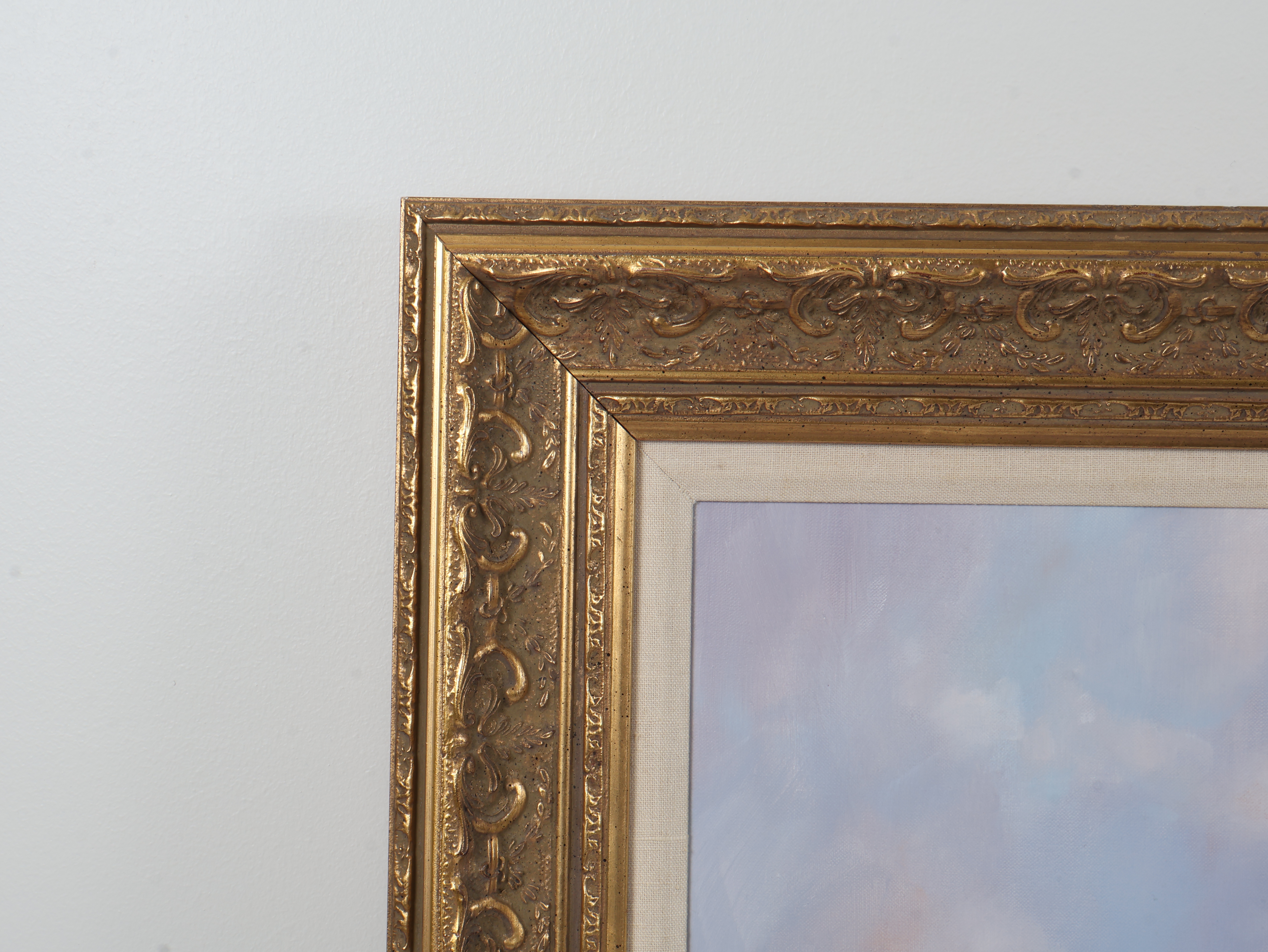 Paul Landry, Summer Parasol, Original Oil on Canvas (Signed)