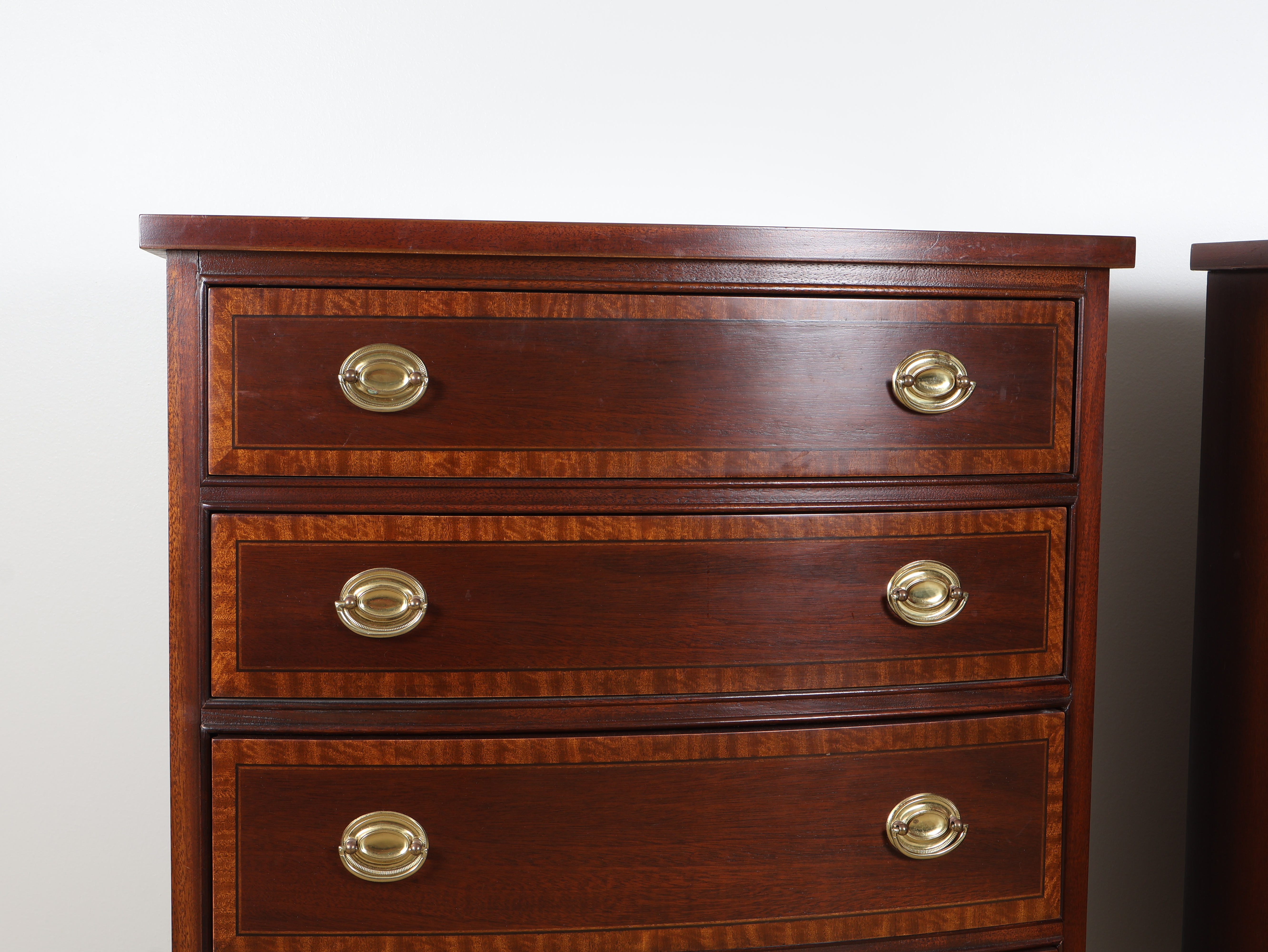 A Pair of Councill Craftsmen Federal Style Mahogany Bachelors' Chests