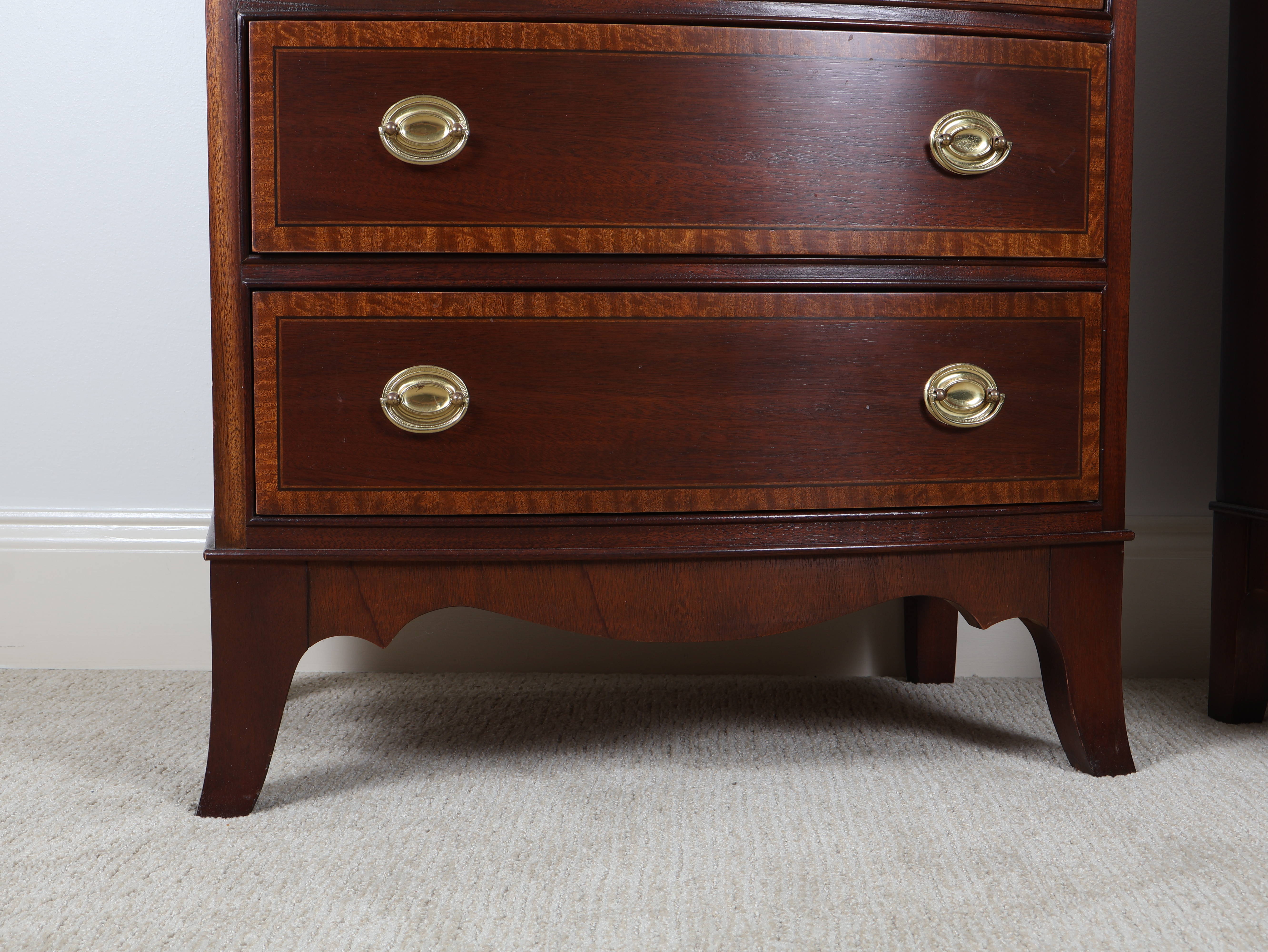 A Pair of Councill Craftsmen Federal Style Mahogany Bachelors' Chests